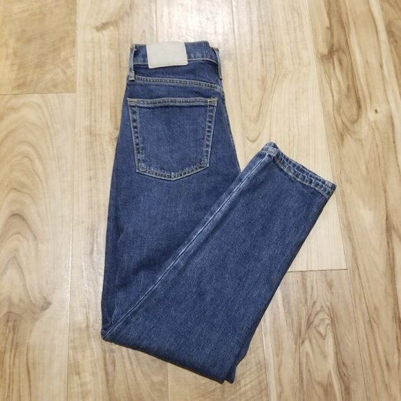 Everlane Original Cheeky Jean Organic Cotton Womens Size 25 Crop 26x26 - Picture 6 of 13